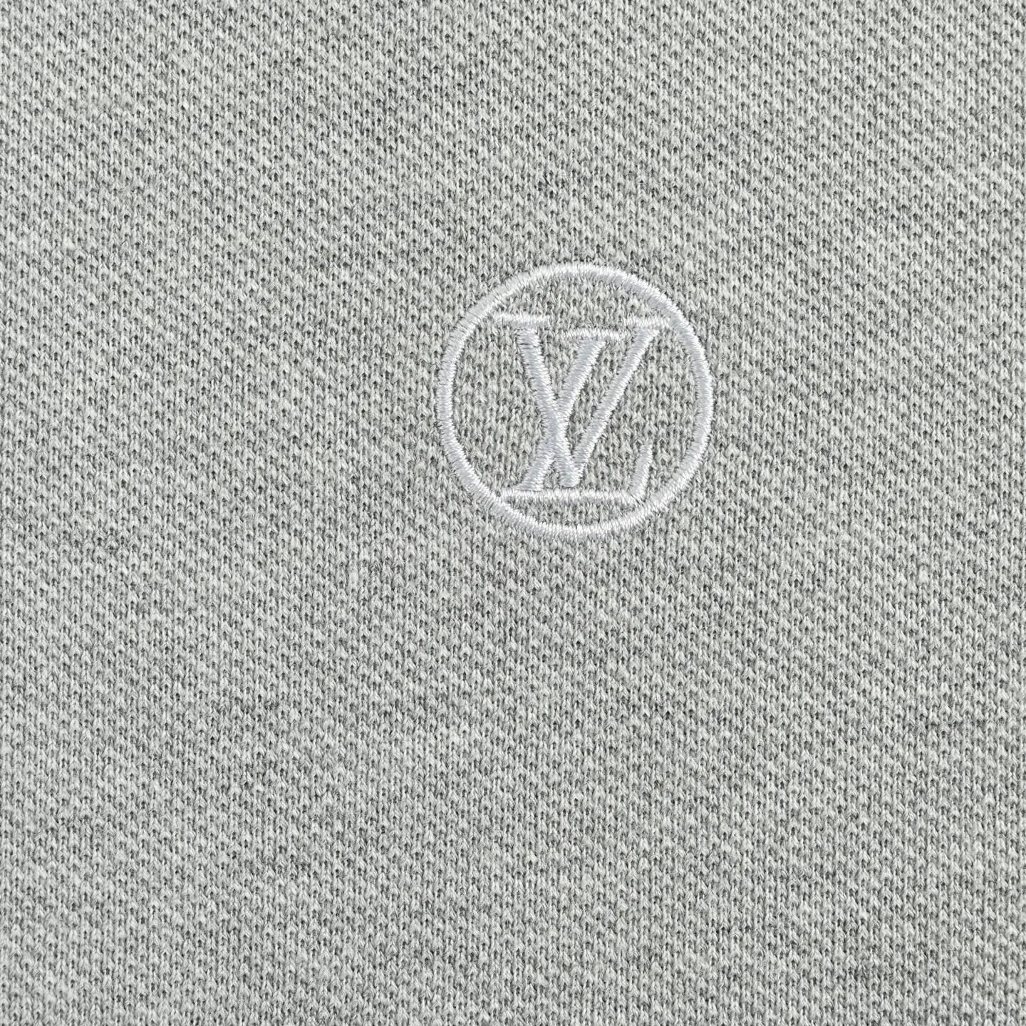 Louis Vuitton/Louis Vuitton Classic embroidered letter small label Polo short sleeves